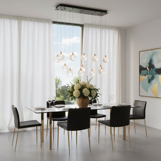 Artcraft Snowflake 133 Light Island Light, Satin Brass