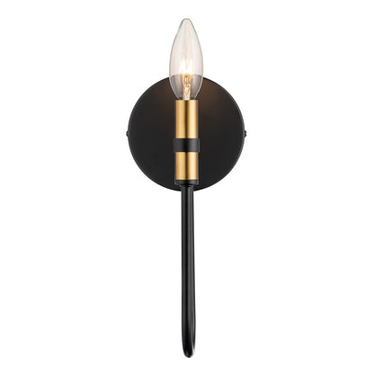Artcraft Foundry 1 Light Wall Sconce, Black