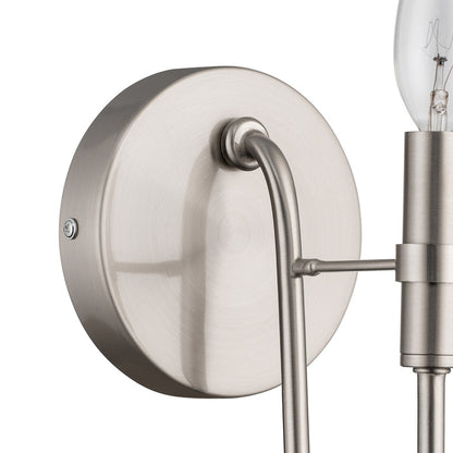 Artcraft Foundry 1 Light Wall Sconce, Brushed Nickel