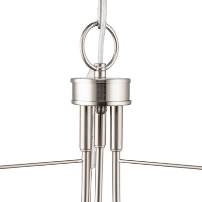 Artcraft Foundry 3 Light Pendant, Brushed Nickel