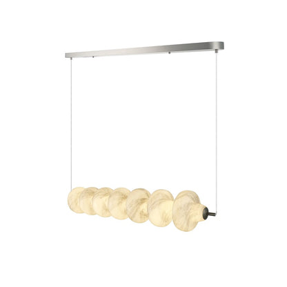 Artcraft Solara 1Lt LED 43" Pendant, Graphite/Cloudy Swirl
