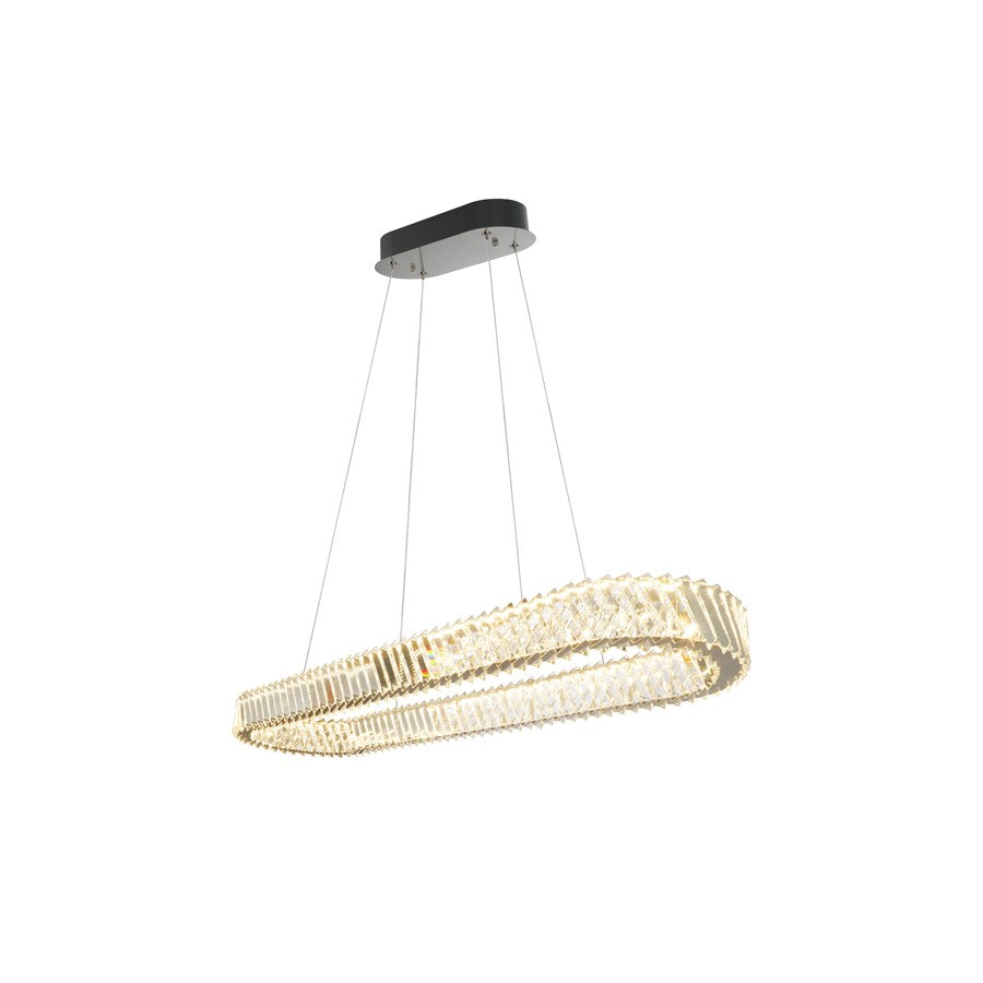 Artcraft Alya Light Pendant, Polished Nickel/Clear - AC5133PN