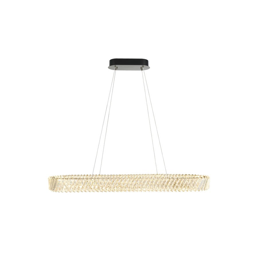 Artcraft Alya Light Pendant, Polished Nickel/Clear