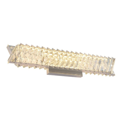 Artcraft Alya 1Lt LED 23" Wall Sconce, Polished Nickel/Clear - AC5139PN