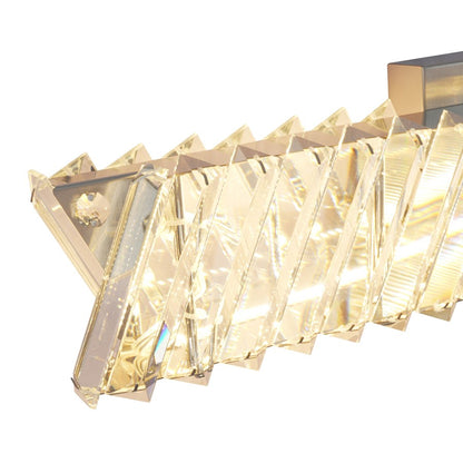 Artcraft Alya 1Lt LED 23" Wall Sconce, Polished Nickel/Clear