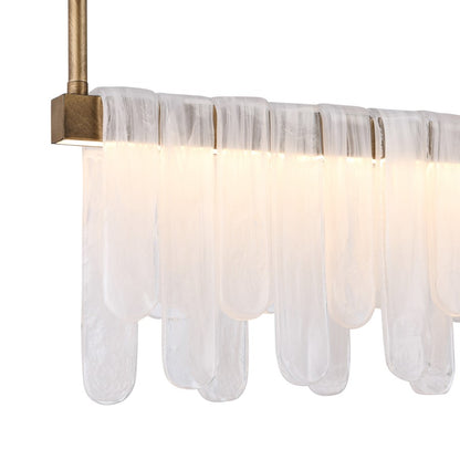 Artcraft Roselle 1Lt LED 12"H Pendant, Legacy Brass/Piastra