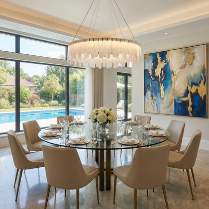 Artcraft Roselle 1Lt LED 33" Pendant, Legacy Brass/Piastra