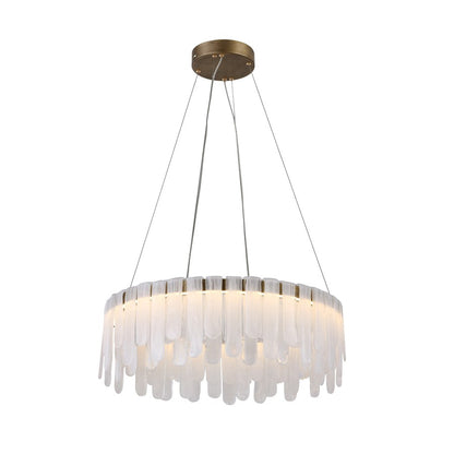 Artcraft Roselle 1Lt LED 25" Pendant, Legacy Brass/Piastra - AC6122LB