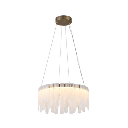 Artcraft Roselle 1Lt LED 19" Pendant, Legacy Brass/Piastra - AC6123LB