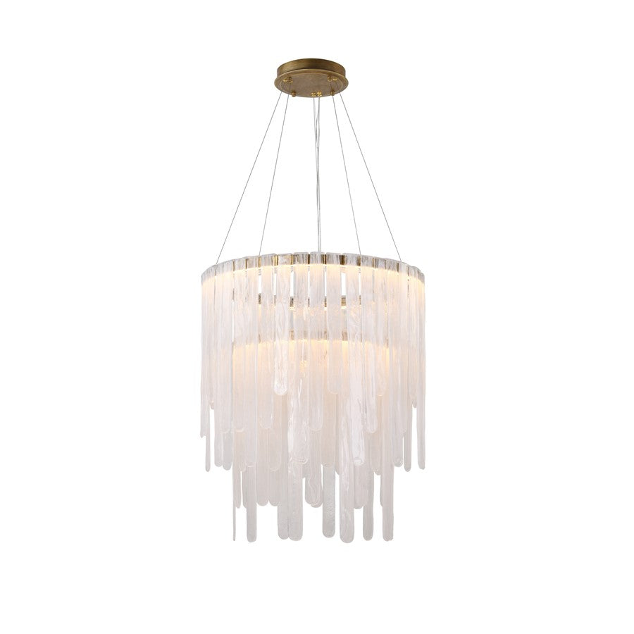 Artcraft Roselle Light Chandelier, Legacy Brass/Piastra - AC6125LB