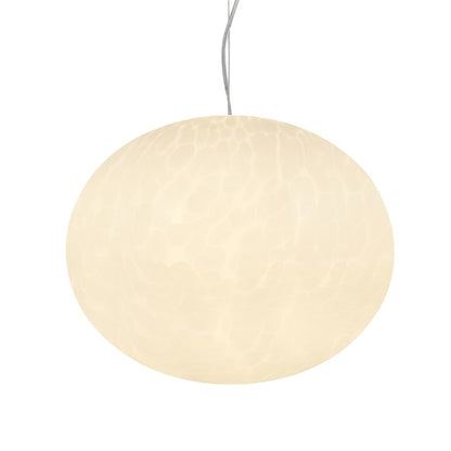 Artcraft Portico 1Lt LED 12" Pendant, Satin Nickel/White Lava