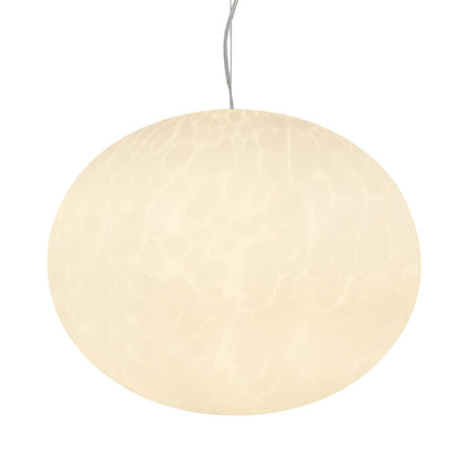 Artcraft Portico 1Lt LED 15" Pendant, Satin Nickel/White Lava