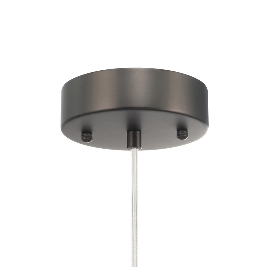 Artcraft Nebulosa Light Pendant, Graphite/Smoke/White