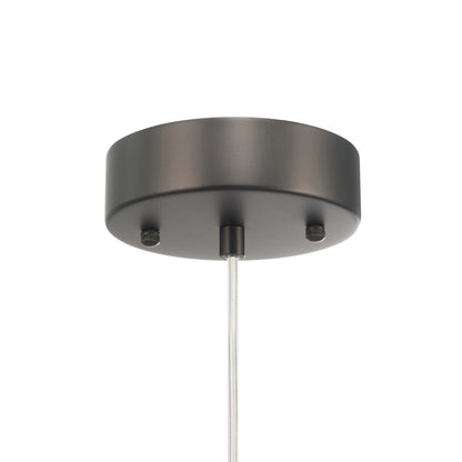 Artcraft Nebulosa Light Pendant, Graphite/Smoke/White