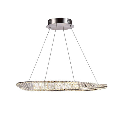 1 Light Led 50W Pendant, Satin Nickel