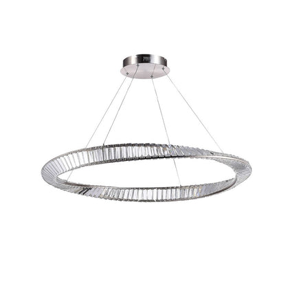 1 Light Led 65W Pendant, Satin Nickel