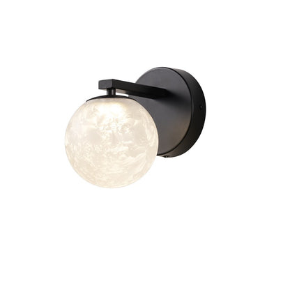 Artcraft Forma 1Lt LED Wall Sconce, Black/Ice - AC6961BK