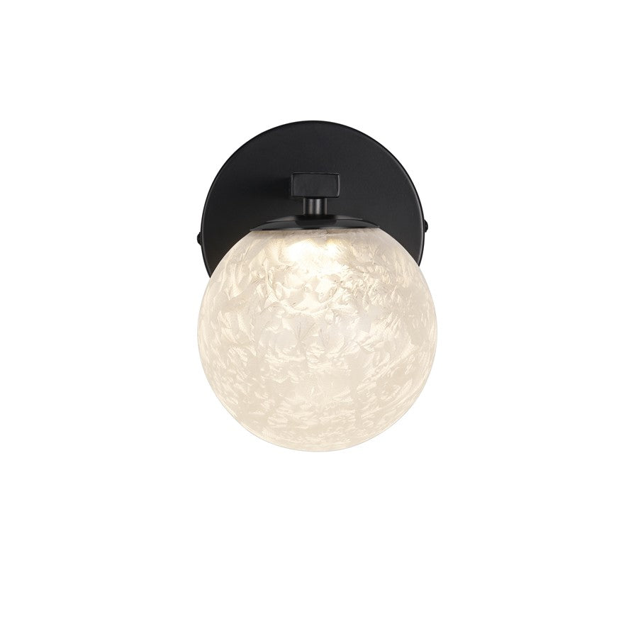 Artcraft Forma 1Lt LED Wall Sconce, Black/Ice