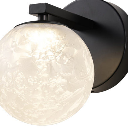Artcraft Forma 1Lt LED Wall Sconce, Black/Ice
