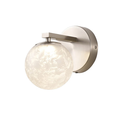 Artcraft Forma 1Lt LED Wall Sconce, Brushed Nickel/Ice - AC6961BN