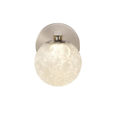 Artcraft Forma 1Lt LED Wall Sconce, Brushed Nickel/Ice