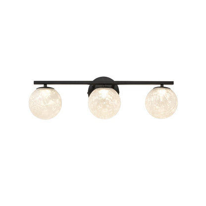Artcraft Forma 3Lt LED Wall Sconce, Black/Ice