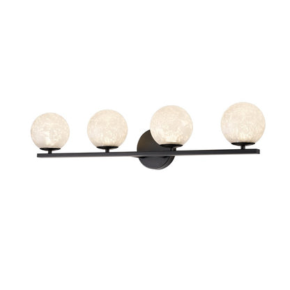 Artcraft Forma 4Lt LED Wall Sconce, Black/Ice