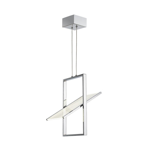 1 Light 98" Pendant, Chrome
