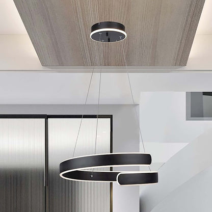 Sirius Integrated LED Chandelier, Black