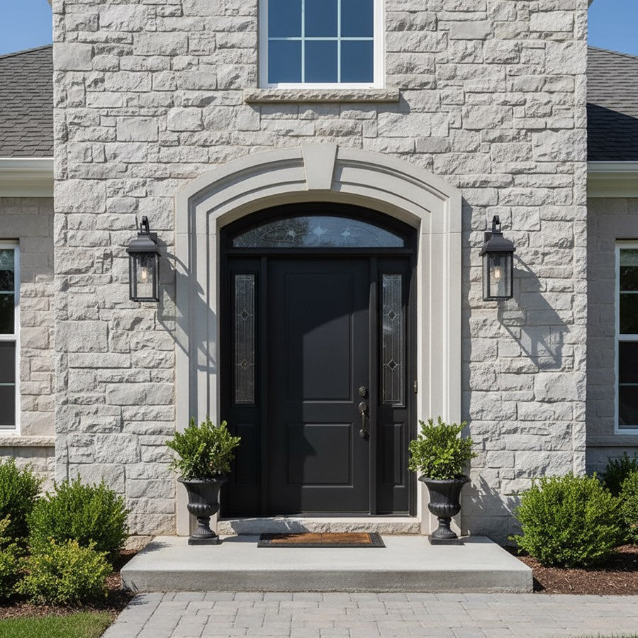 Artcraft Madrid 1 Light 18" Outdoor Wall Sconce, Black