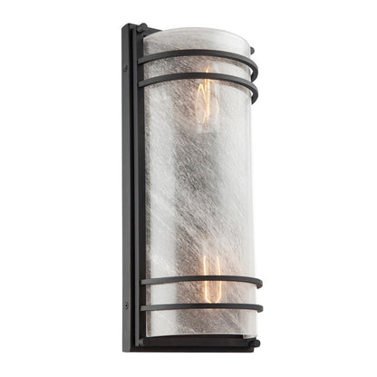 Artcraft Keswick 1 Light Outdoor Wall Sconce, Black - AC8730BK