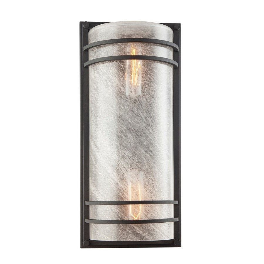 Artcraft Keswick 1 Light Outdoor Wall Sconce, Black