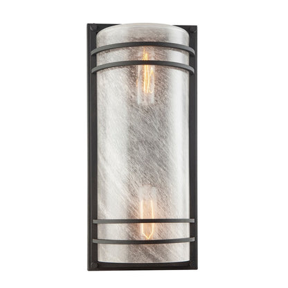 Artcraft Keswick 1 Light Outdoor Wall Sconce, Black
