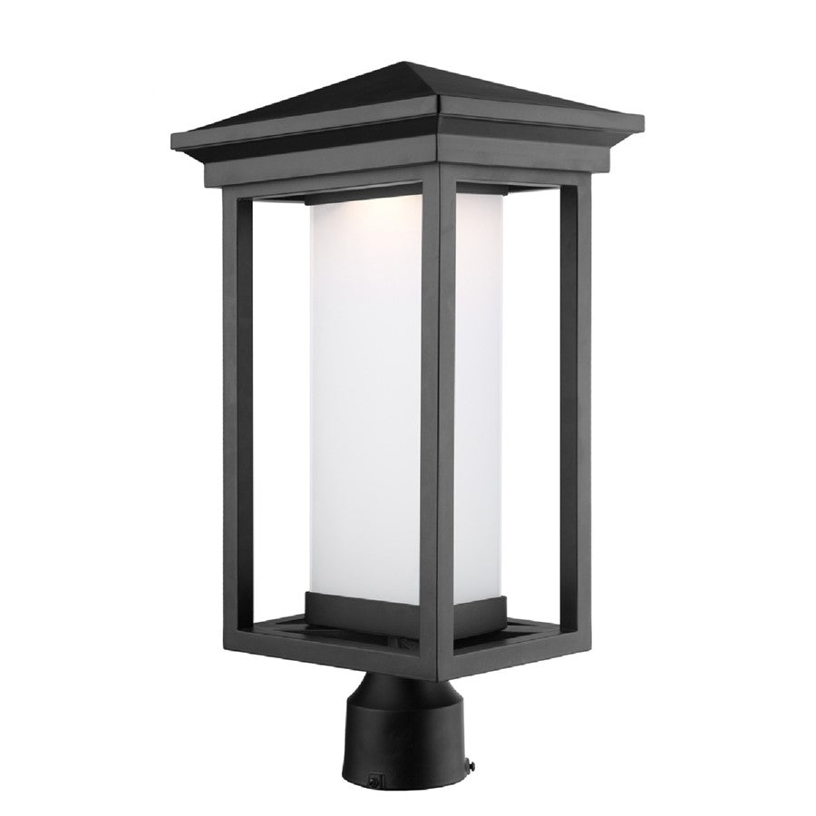 Artcraft Overbrook 1 Light 20" Outdoor Post Light, Black