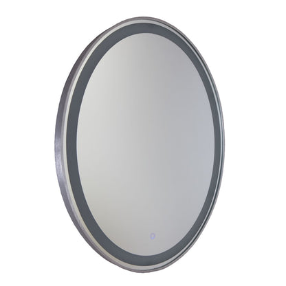 Artcraft Reflections 1 Light Mirror, Brushed Aluminum