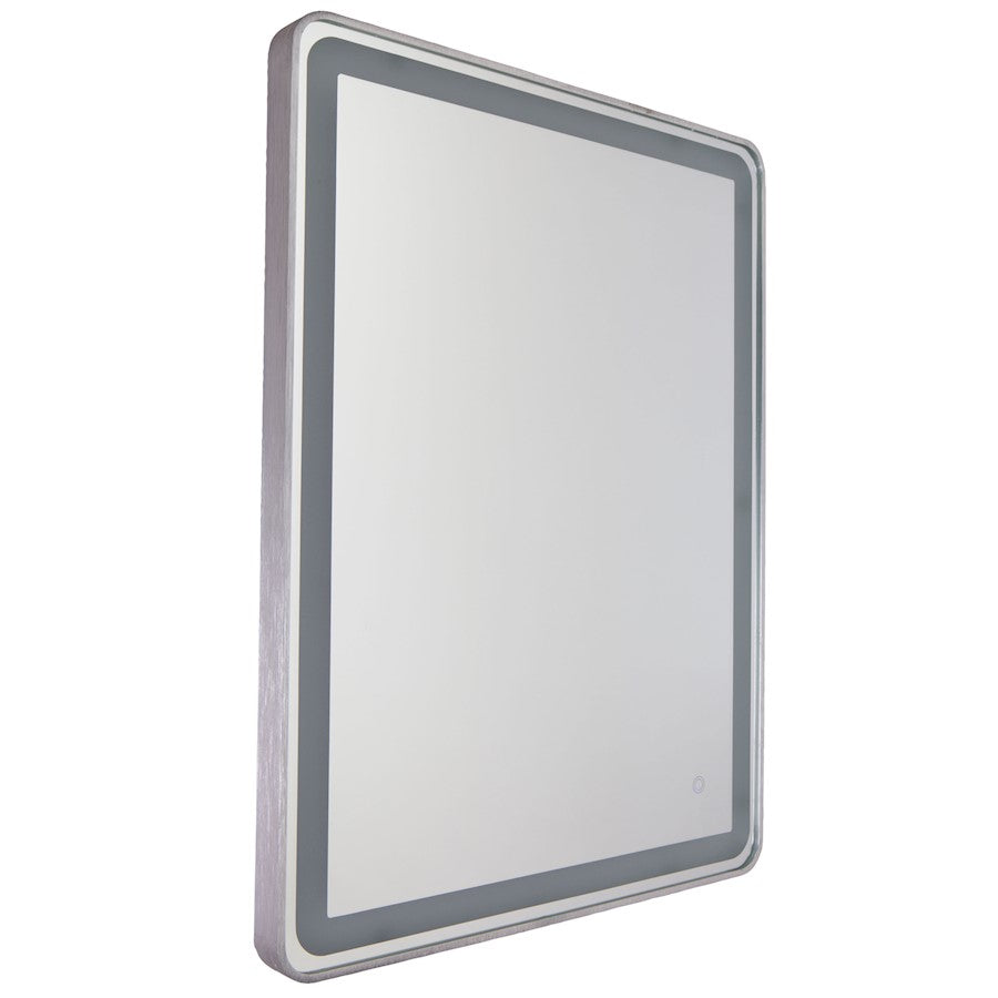 Artcraft Reflections 1 Light 32" Mirror, Brushed Aluminum