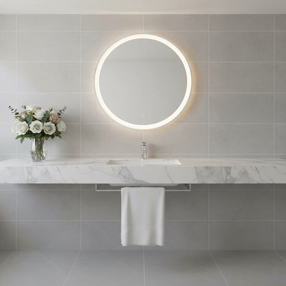 Artcraft Reflections Integrated LED Wall Mirror, Front Lit
