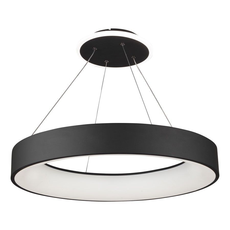 Lazio Integrated LED Chandelier, Black