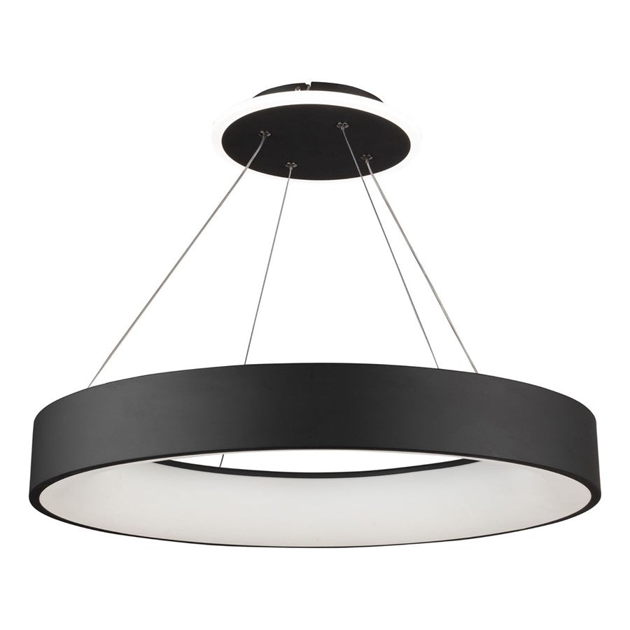 Lazio Integrated LED Chandelier, Black
