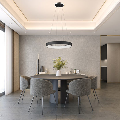 Lazio Integrated LED Chandelier, Black