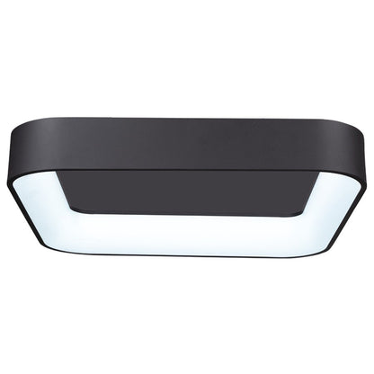 Artcraft Lazio 18" Integrated LED Flush Mount, Black