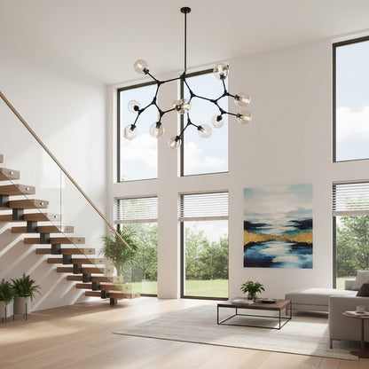 12 Light 46" Chandelier