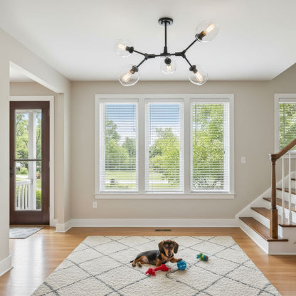 Artcraft Organic 4 Light 23" SemiFlush Mount