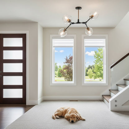 Artcraft Organic 4 Light 23" SemiFlush Mount