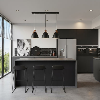 Artcraft Tote 3 Light Island Light, Black/Black