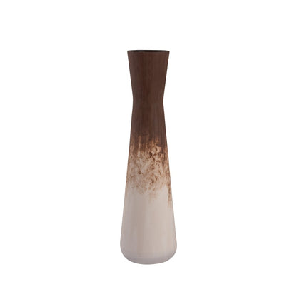 Atlas Lighting Adler 28in Rust Metal Vase | Transitional Sculpture | Living Room & Entryway Decor | 7.75 x 7.75 x 28 in | Model AC11012-02