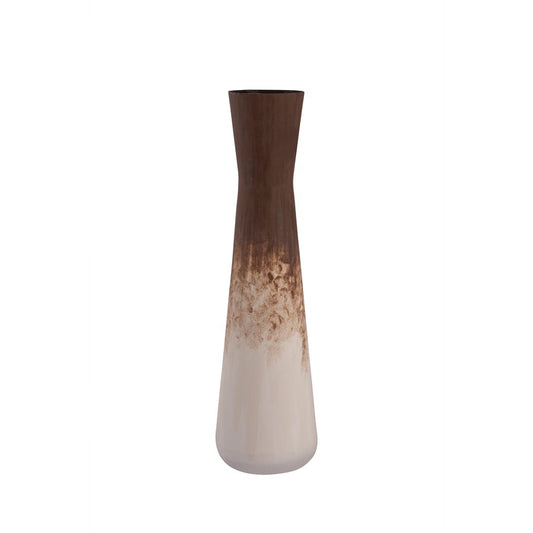 Atlas Lighting Adler 28in Rust Metal Vase | Transitional Sculpture | Living Room & Entryway Decor | 7.75 x 7.75 x 28 in | Model AC11012-02