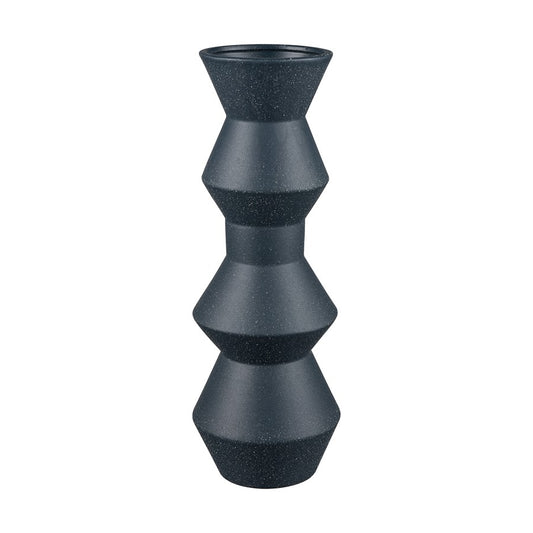 Atlas Lighting Belen Extra Large Vase | Navy Matte Earthenware | Modern & Contemporary Decor | 19in H | Model AC11083-01