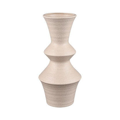 Atlas Lighting Belen Large Vase | Cream Matte Earthenware | Modern & Contemporary Decor | 15in H | Model AC11084-01