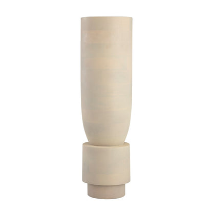 Atlas Lighting Belle Tall Vase | Bleached Mango Wood | Living Room & Entryway Decor | 6.25 x 6.25 x 22 in | Model AC11088-02